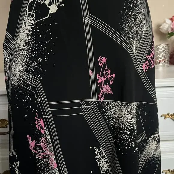 Y2k abstract print midi skirt - Picture 3 of 6